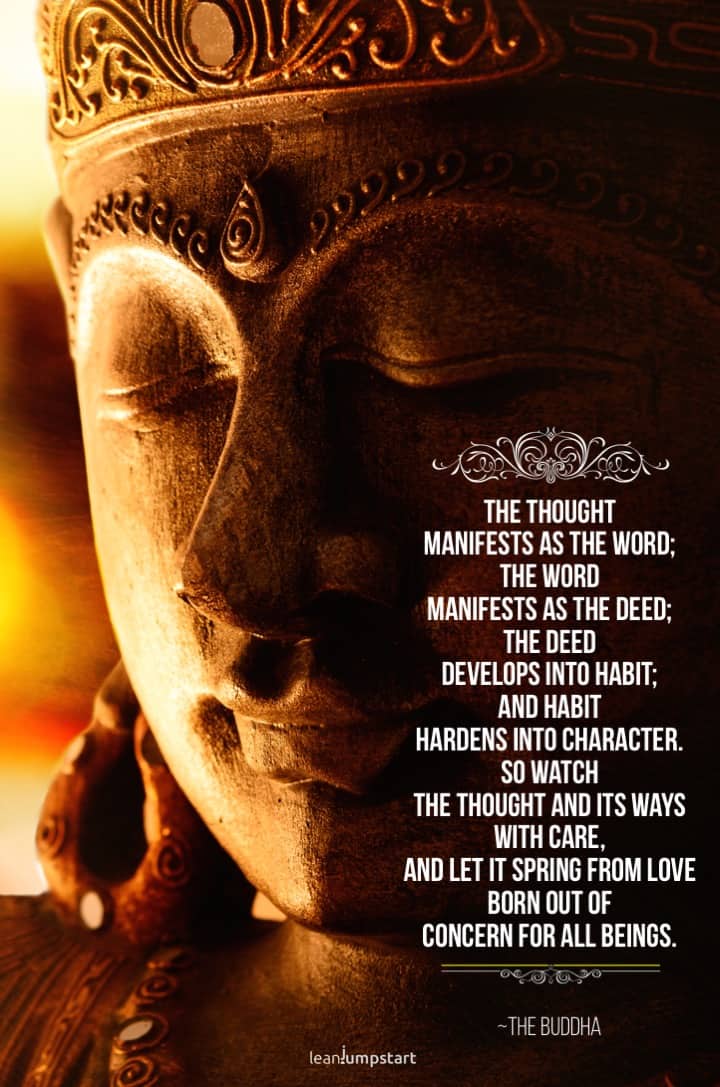 buddha habit quote