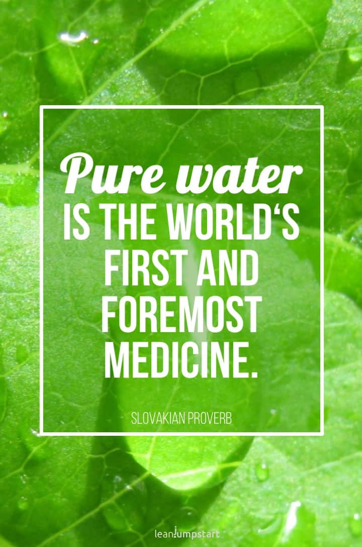 pure water medicine quote