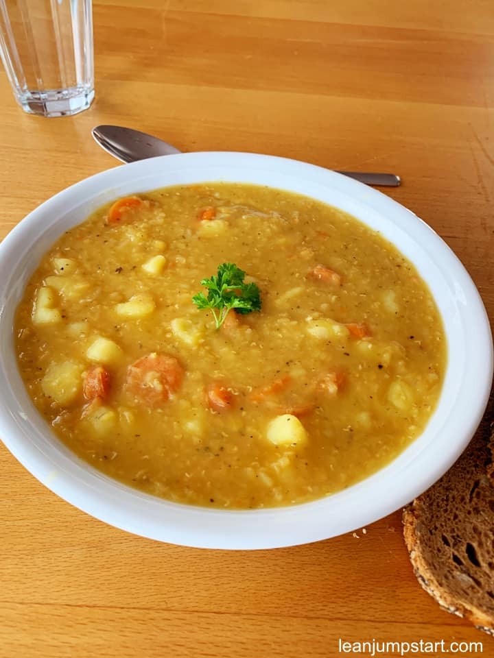 easy red lentil soup