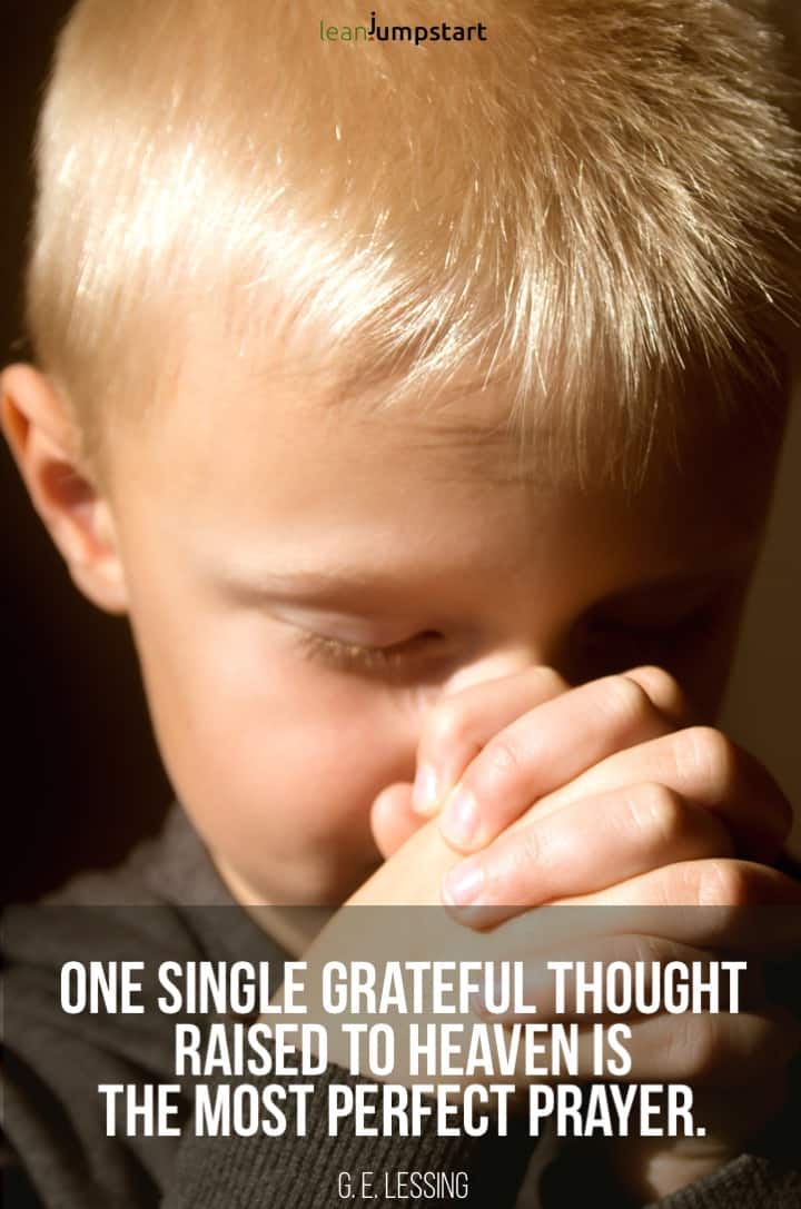 prayer gratitude quote