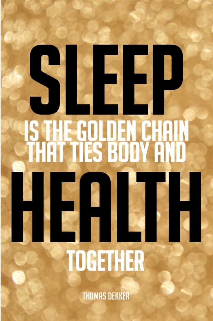 sleep and health quote