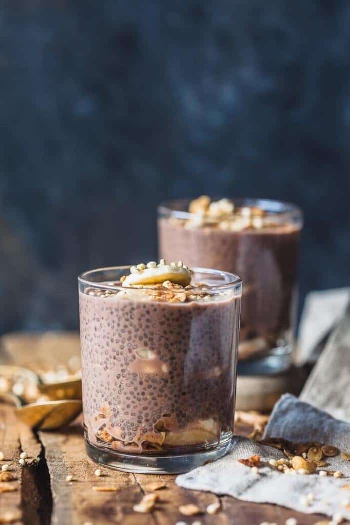 Chocolate chia pudding