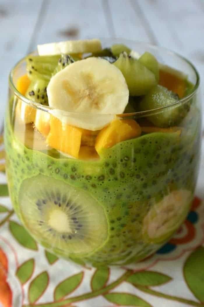 Green Chia Pudding