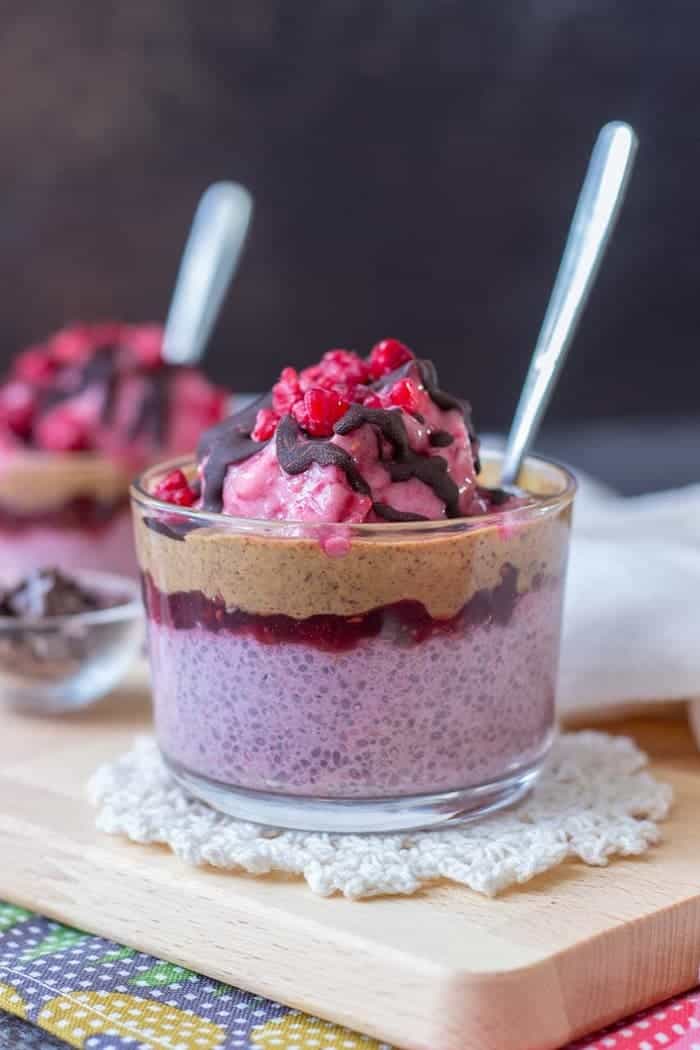 Raspberry Chia Pudding