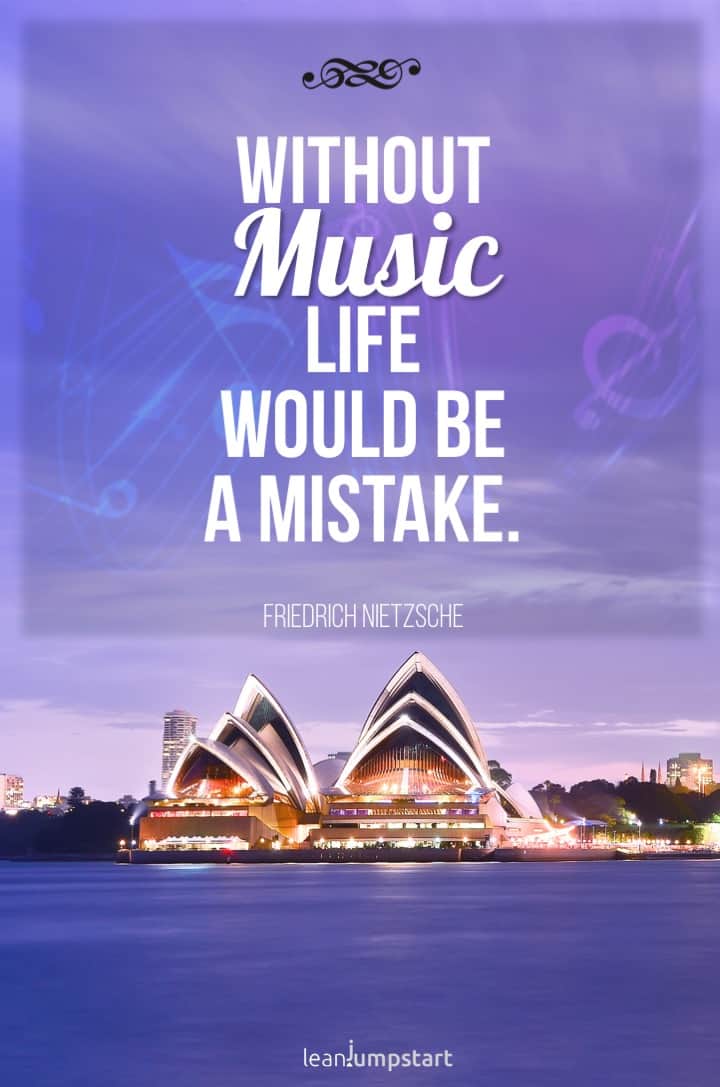 inspirational music quote