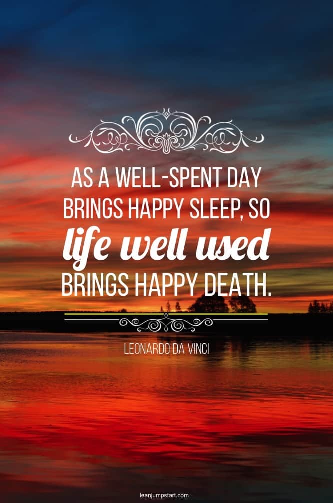 life well used quote