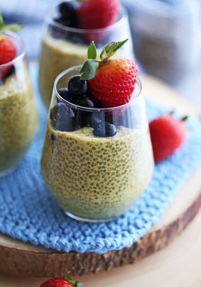 turmeric latte chia pudding