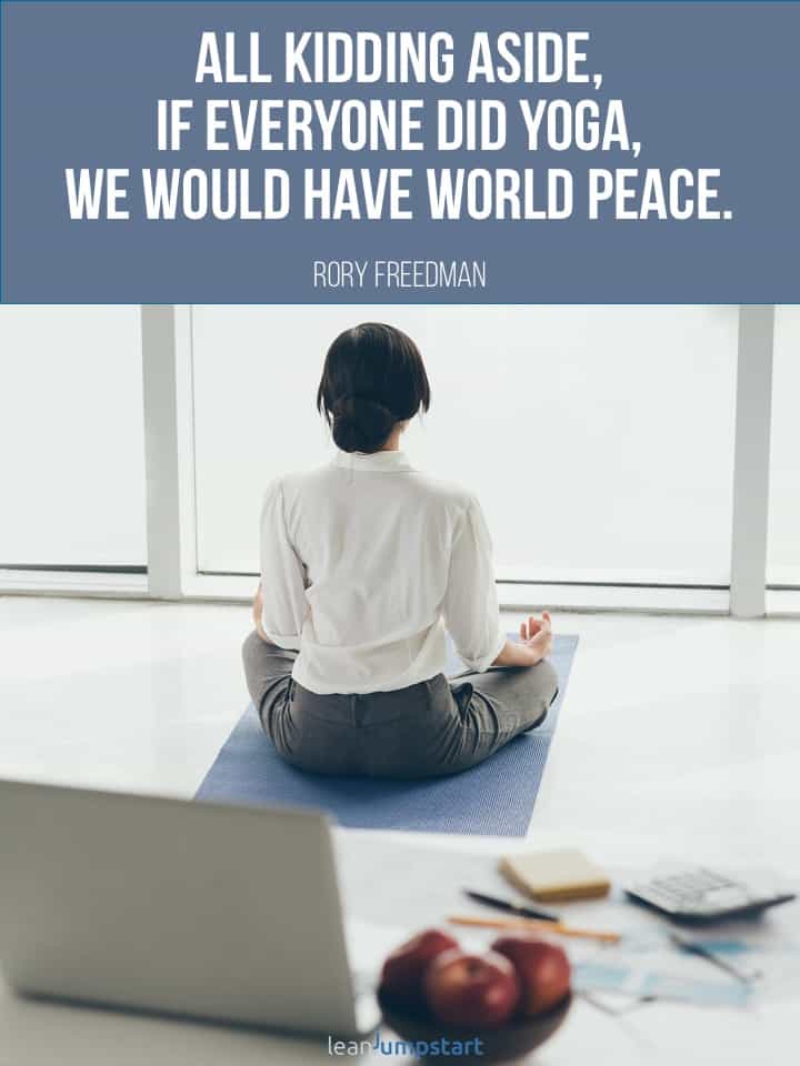 yoga peace quotes