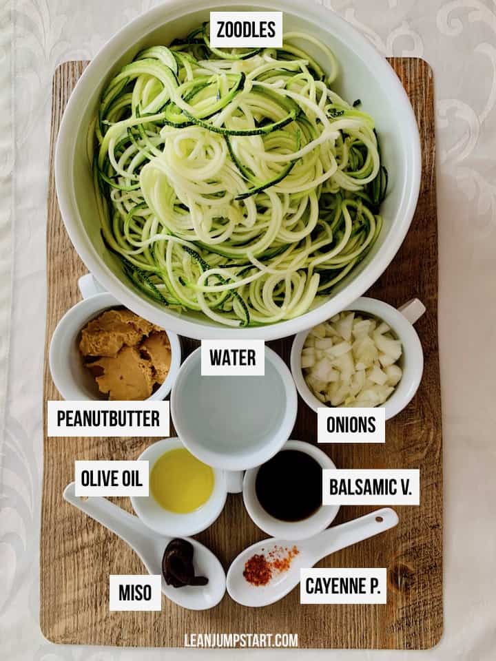 peanut zoodles ingredients 