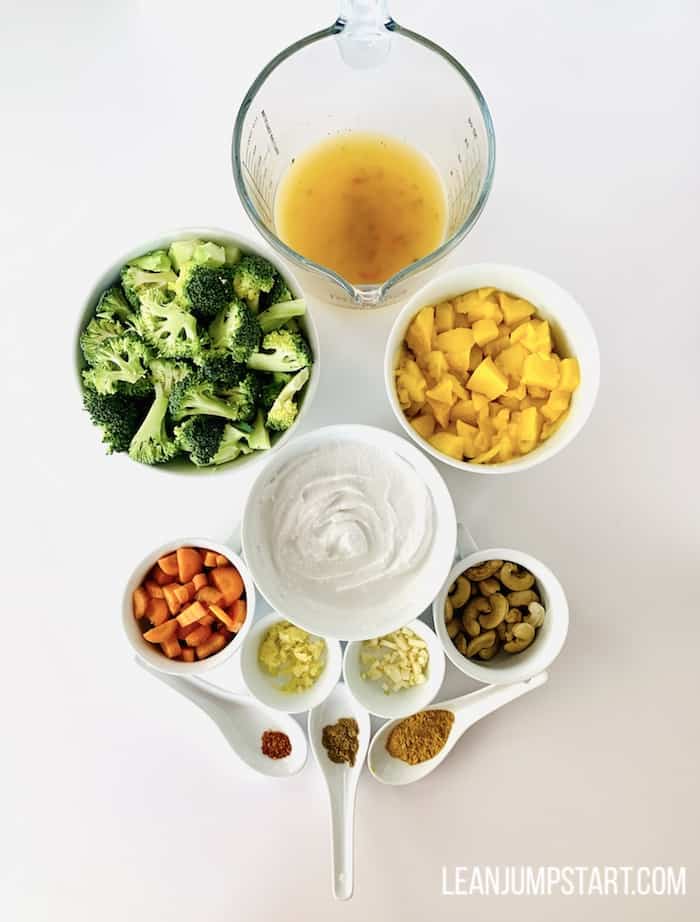 mango broccoli curry ingredients